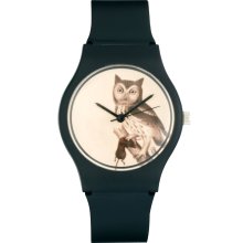 MAY 28TH Owl Watch Black Matte Plastic Buckle Exclusive to ASOS Black