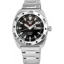 Men Seiko SRP281 Seiko 5 Stainless Steel Case and Bracelet Automa ...