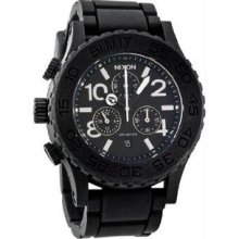 Men's 42-20 Black Dial Rubber Strap