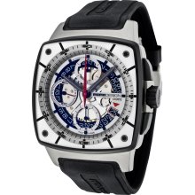 Men's Automatic Chronograph Titanium Case Black Rubber