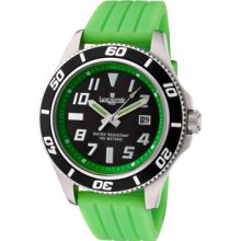 Men's Black Dial Green