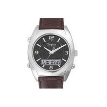 Mens Caravelle by Bulova Brown Leather Watch