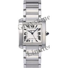 Men's Cartier Tank FranÃ§aise Automatic Watch - W51002Q3