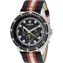 Men's Chronograph Black Dial Black