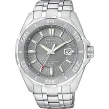 Men's Citizen Eco-Drive Signature Courageous Perpetual Calendar Watch with Silver Dial (Model: BL1251-52H) miscellaneous