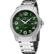 Men's Invicta II Dark Green Dial Stainless Steel