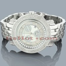 Mens JoJo Joe Rodeo Floating Diamond Watch 1.90ct