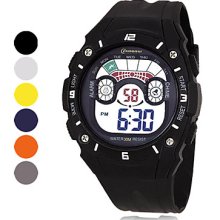 Men's Multi-Functional PU Digital Casual Automatic Watches (Assorted Color)