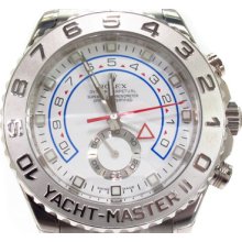 Mens Rolex Yacht-Master II White Gold 116689 Diamond Watch Collection