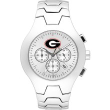 Mens University Of Georgia Bulldogs Watch - Stainless Steel Hall-Of-Fame