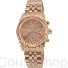 Michael Kors Lexington Mk5569 | Chronograph | Rose Gold Dial | Date | 38mm |