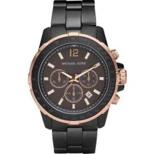 Michael Kors Mk8173 Gunmetal Plated Stainless Steel Bracelet Men's Watch