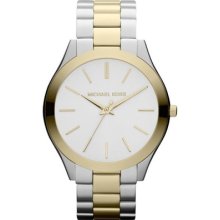 Michael Kors 'runway' Two Tone S/s Womans Watch Mk3198