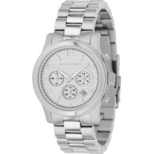 Michael Kors Silver Catwalk Chronograph Watch Mk5076