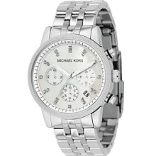 Michael Kors Stainless Steel Chronograph Watch, 38MM