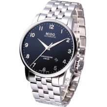 Mido Baroncelli Jubilee Mechanical Automatic Cosc Swiss Watch Black M86904181