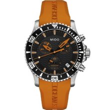 Mido M0114171705190 Watch OS Captain Mens - Black Dial Stainless Steel Case Quartz Movement