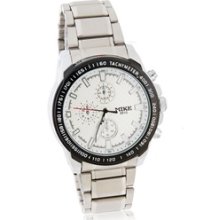 MIKE Stylish Men Analog Watch (Silver)