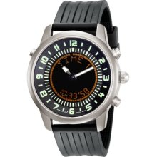 Momentum Men's 1M-Sp04b8b Chronologic F3 Titanium Ana-Digi Ribbed Rubber Strap Watch