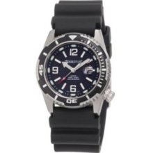 Momentum Womens 1M-DV51B1 M50 DSS Black Dial Black Rubber Dive