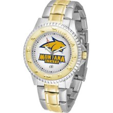 Montana State Bobcats MSU Mens Stainless 23Kt Watch