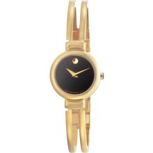 Movado Harmony Goldtone Ladies Watch 0606058