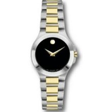 Movado Museum Women`s Watch W/2 Tone Bracelet