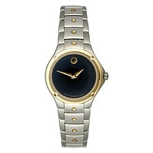 Movado S.E. Two-Tone Black Museum Dial Women's Watch #0605911