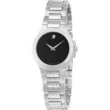 Movado Women's Portfolio Black Dial Watch 0606164