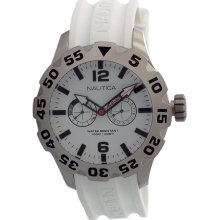 Nautica White Rubber Men's Watch N16603G