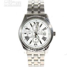 New Arrival. Exquisite Men's Analogue Quartz White Wrist Watch Wrist