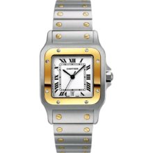 NEW Cartier Santos Quartz 18K Yellow Gold W20011C4