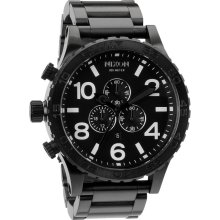 Nixon 51-30 All Black Chronograph Watch