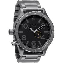 Nixon 51-30 Tide Watch - All Gunmetal / Black