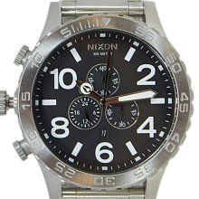 Nixon Men's 51-30 Chronograph Black Watch (Black)