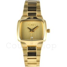 Nixon Small Player A300 All Gold/gold | Metal Bracelet | 33mm | 100m |