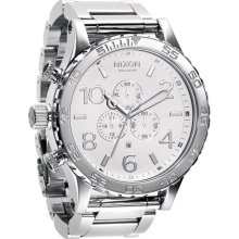 Nixon 'The 51-30 Chrono' Watch White / Silver