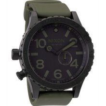 Nixon The 51-30 PU - matte black/surplus