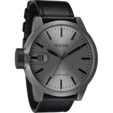 Nixon 'The Chronicle' Watch Gunmetal/ Black