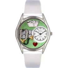 Nurse Green Watch Classic Silver Style - Mother's