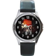 Oakland Raiders Unisex Silver-Tone Round Metal Watch 07