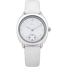 Oasis White Leather Strap Watch/official Stockist/brand New(rrpÂ£30)