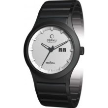 Obaku By Ingersoll Gents White Dial Bracelet Watch