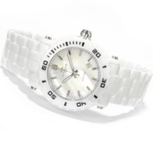 Oniss Women's Vivid Quartz Mother-of-Pearl Dial Ceramic Bracelet Watch