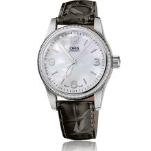 Oris Men's Big Crown White Mother Of Pearl Dial Watch 733-7649-4066-07-5-19-64