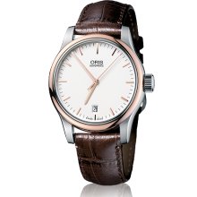 Oris Men's Classic Silver Dial Watch 733-7578-4351-07-5-18-10