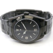 Parnis Automatic Explorer Black Steel Pvd