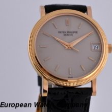 Patek Philippe Calatrava 18K RG Automatic Ivory Dial