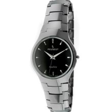 Peugeot Ps914 Swiss Ps914 Tungsten Silver-Tone Bracelet Watch