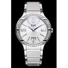Piaget Polo 40mm White Gold Diamond Watch G0A36223